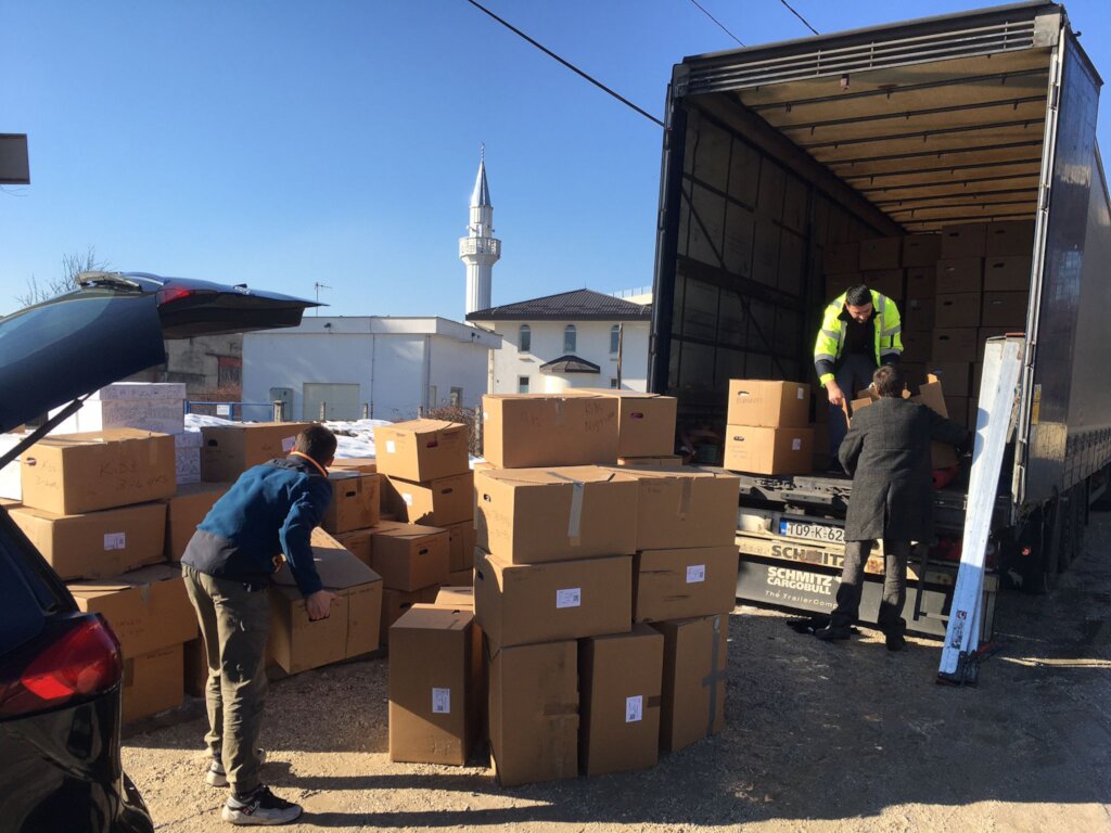 Aid Delivery in Bosnia