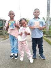 Happy with Their New Supplies