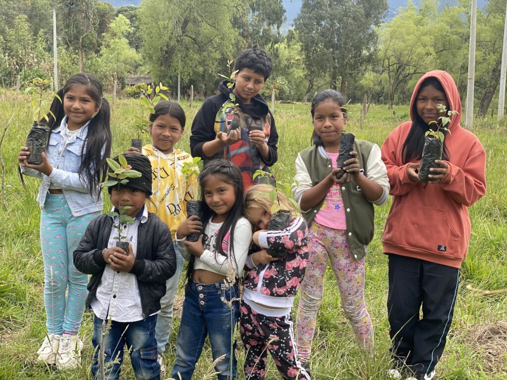 Kamentsa children reforestation