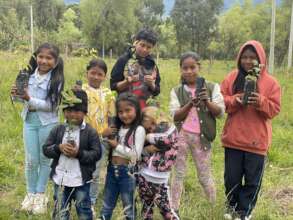 Kamentsa children reforestation