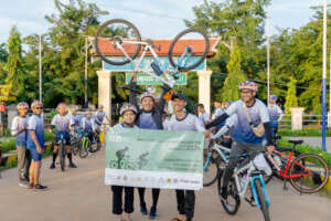Alumni Cycling for Scholarships in Rural Cambodia