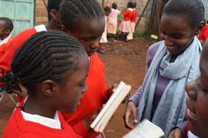 Kibera, Kenya Girls LitClubs receive new books