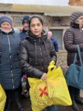 Distribution of relief items, January 2025