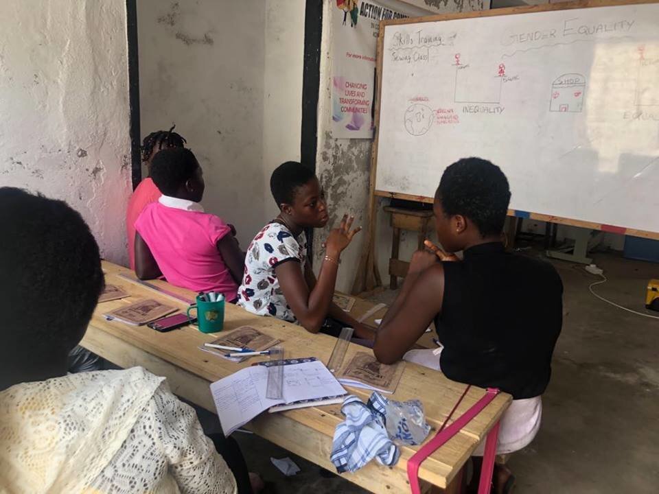 Fund A Women to learn to sew this Giving Tuesday