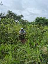 Caurel, one of the volunteers from France