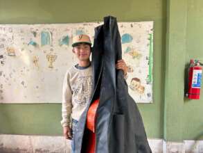Double bass student