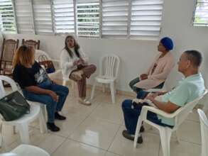 Small group during parent meeting