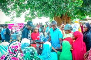 Distribution of sanitary pads