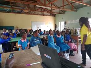 Girls engage in open conversations about periods