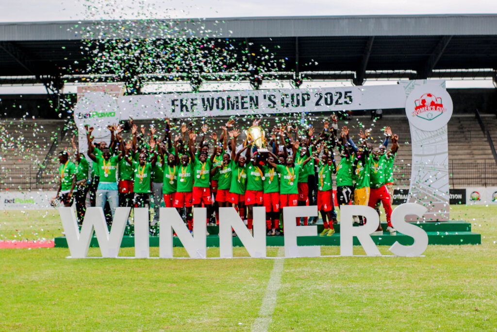 Kibera Soccer Women FC win the Womens' Cup