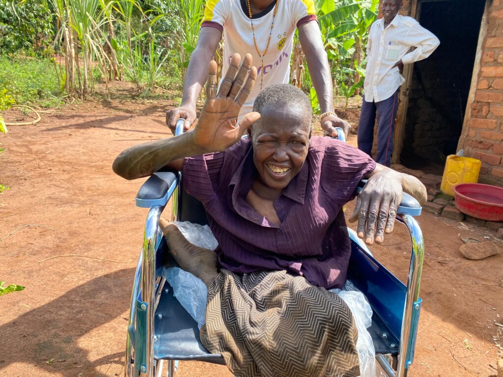 Provide wheelchairs to Disabled People in Uganda
