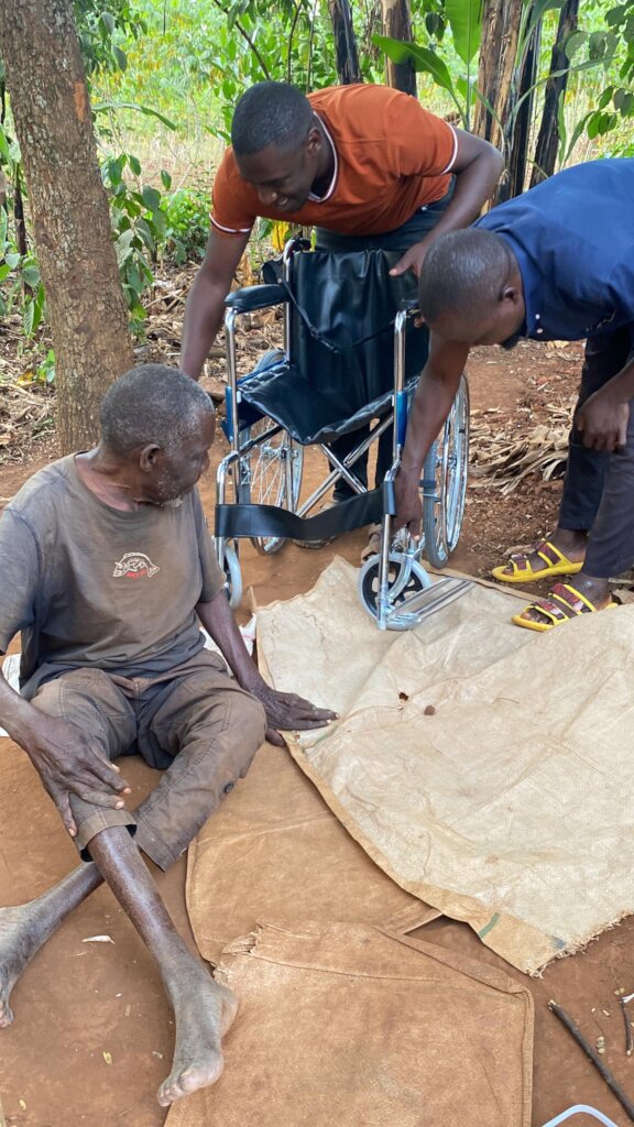 Provide wheelchairs to Disabled People in Uganda