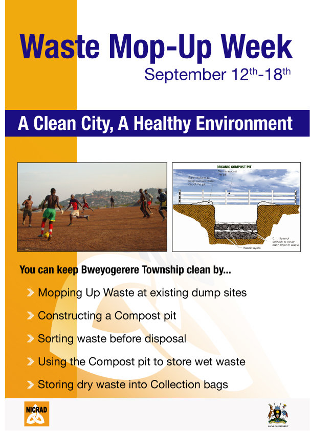Help 600 youth manage waste in Kira Town Council