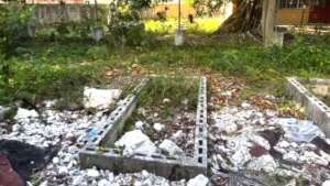 What the garden area looks like now