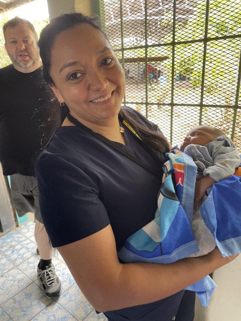 greeting newborns