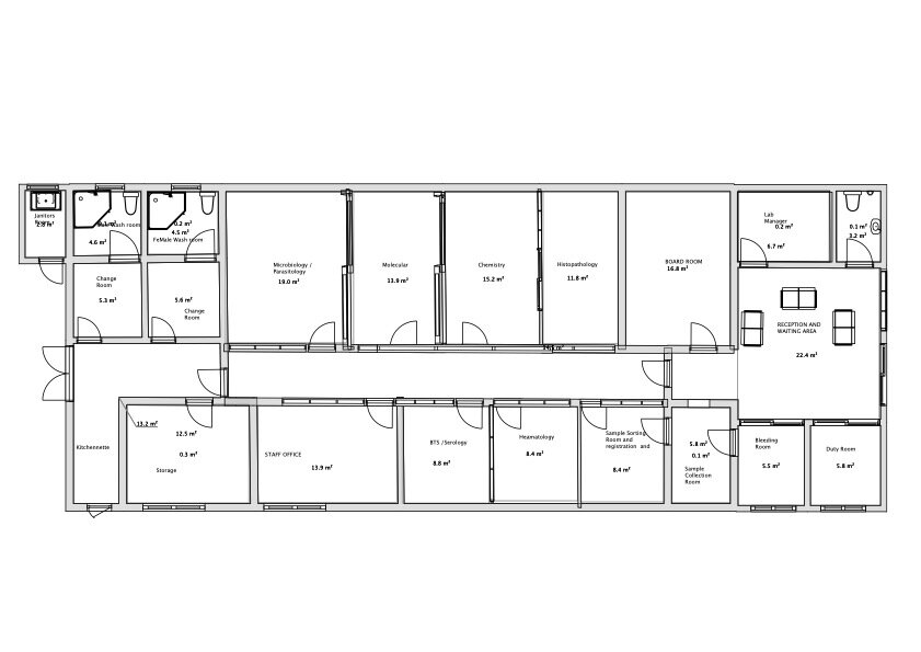 Floor Plan of New Lab Building