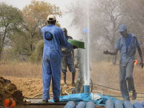 Clean water from the well