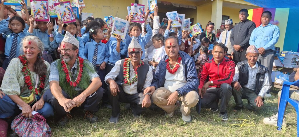 Brad and Susan at school stationery Distribution