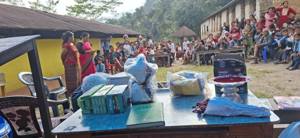 School stationer Distribution Program preparation.
