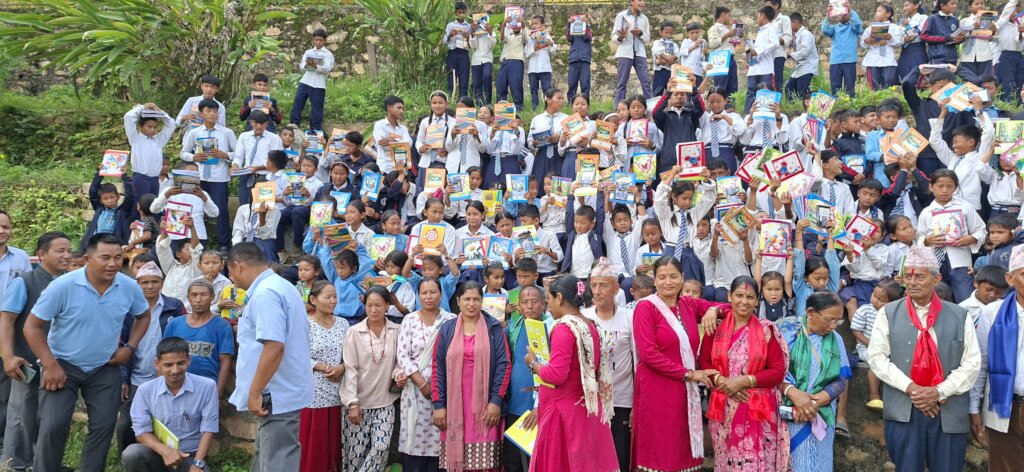 School stationery distribution at a school