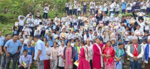 School stationery distribution at a school