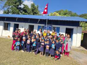 stationery Distribution at Sidhdeswari primary