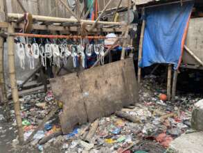 Bajau village overflowing with garbage