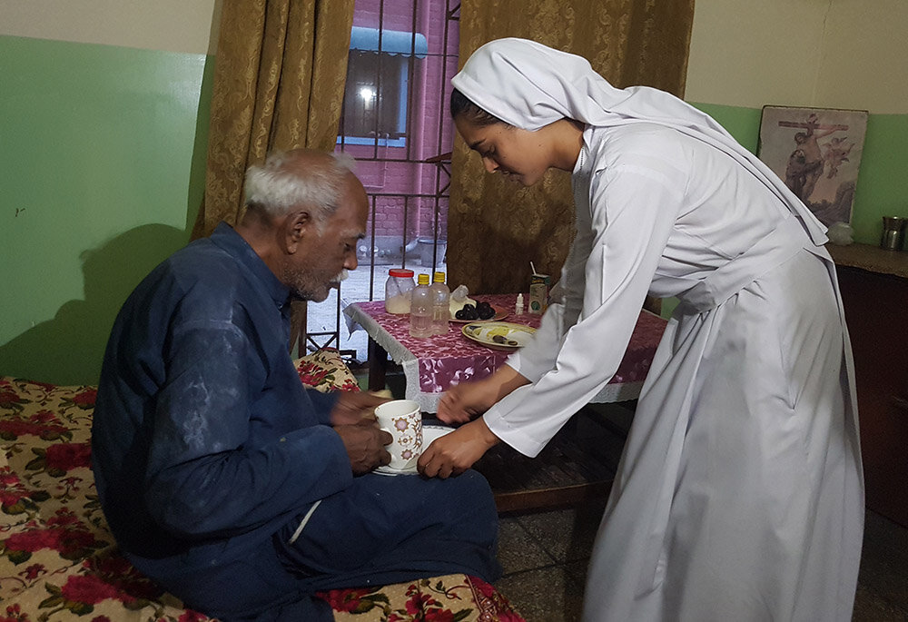 Christmas gifts to the elderly people of Pakistan