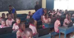 Coding Club session at Gatora Primary School