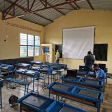 Installation of smart classroom at Gatora Primary