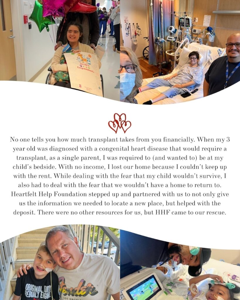 Recovery Housing for Heart Transplant Patients!