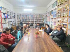 Meeting w/local schools to implement lunch program