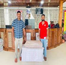 Provision of sanitary pad provision in Vavuniya