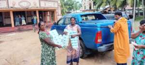 Provision of sanitary pad to the affected people