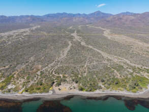 Aerial view by drone  note Peninsular Highway 1
