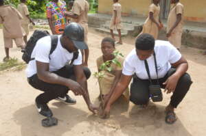 Teaching kids about why we plant trees