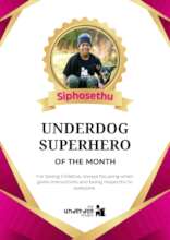 Underdog Superhero of the month