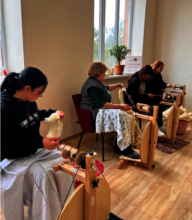 Seven women get a new livelihood from spinning
