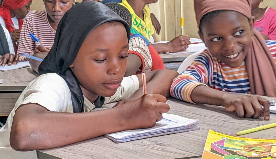 Young learners in class