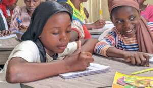 Young learners in class