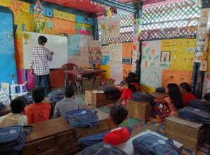 Artolution Rohingya art workshop