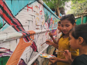 Artolution Rohingya art workshop