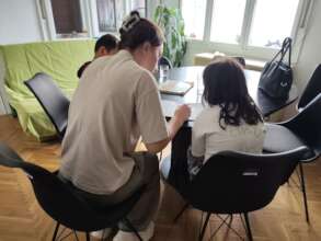 We learn to write and read