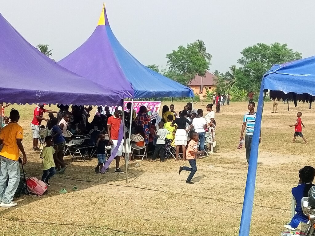 SPONSOR ANNUAL KIDS FEAST IN  RURAL GHANA
