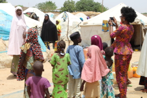 children in IDP camp
