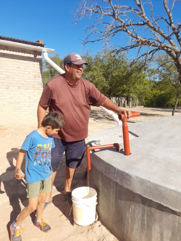 Safe water for 76 families in Argentina