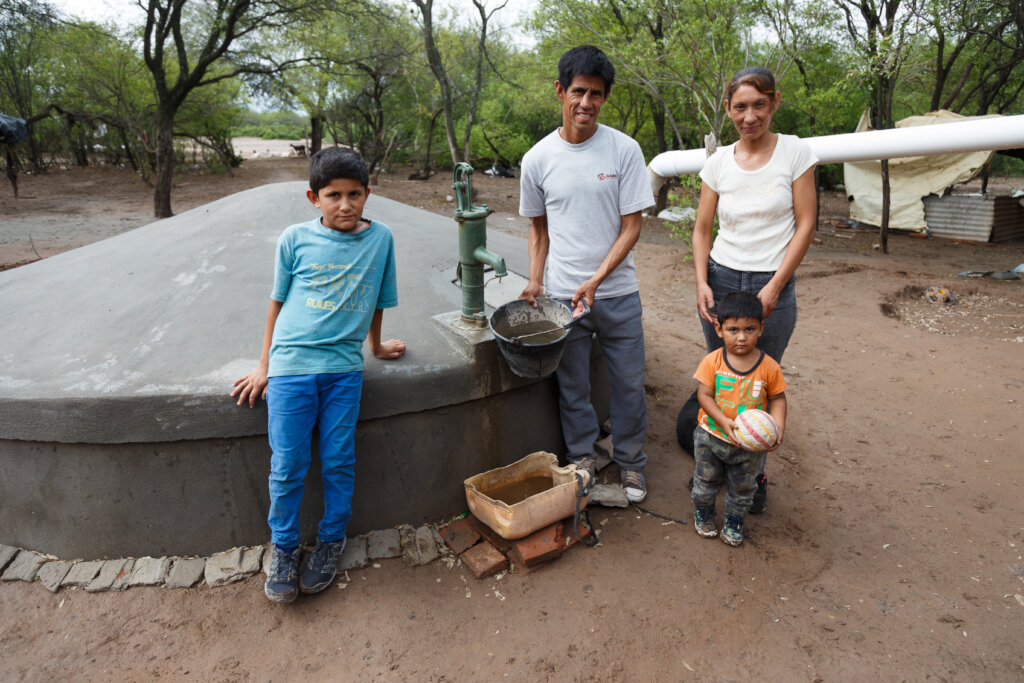 Safe water for 76 families in Argentina