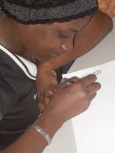 Project Beneficiary in Workshop