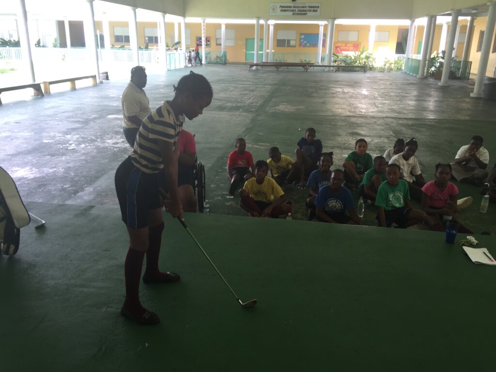 Help 10,000 Bahamian kids practice golf at school