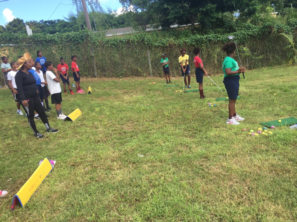 Help 10,000 Bahamian kids practice golf at school